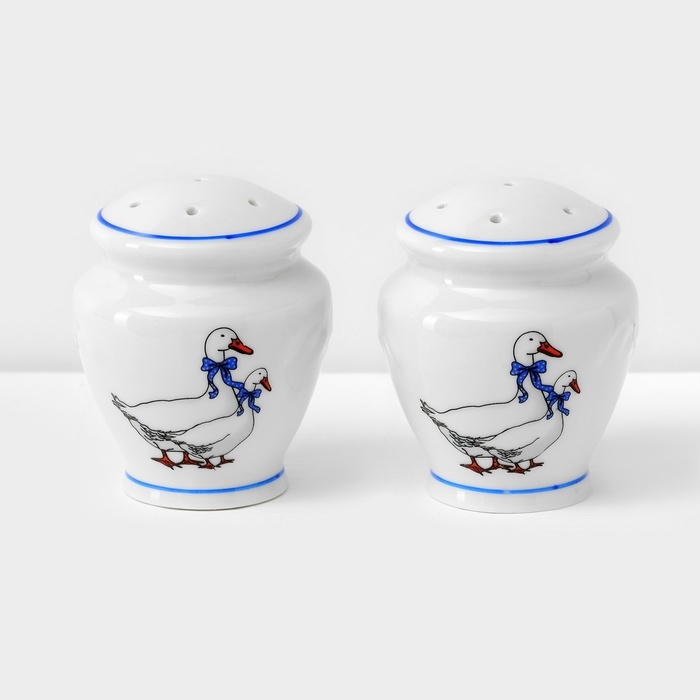 Сервиз фарфоровый столовый &laquo;Гуси&raquo;, 48 предметов