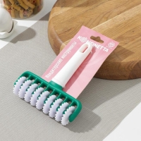 Валик для нарезки теста KONFINETTA &laquo;Сладость&raquo;, фактурный, 14&times;17&times;4 см, цвет белый