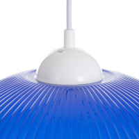 Люстра BayerLux Подвес BayerLuxная "Волна" E27 15Вт синий 40х40х18(+60)см