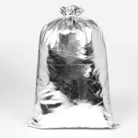 Подарочный мешок Деда Мороза, цвет серебро, 60 &times; 40 см, на новый год