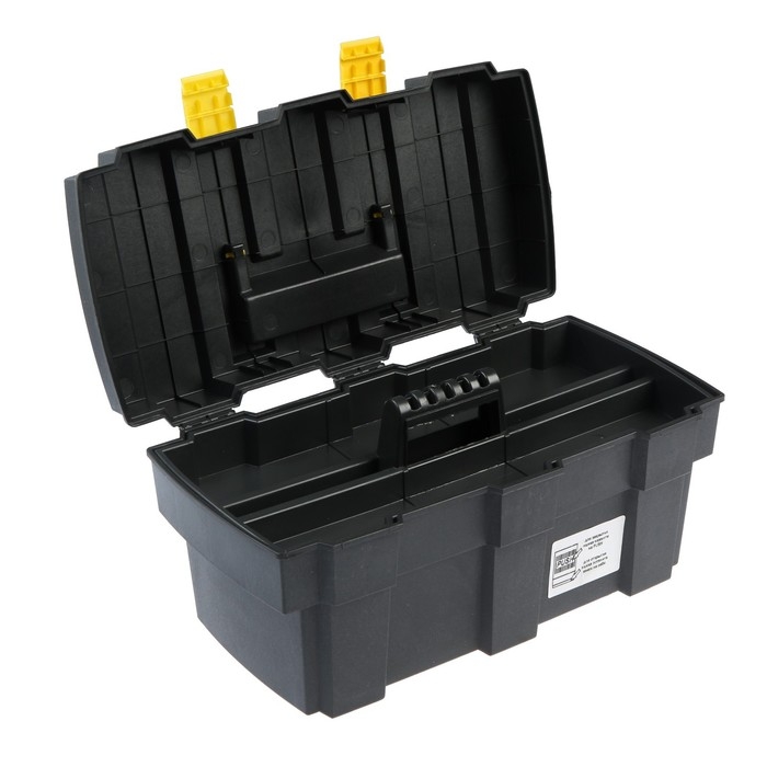 Ящик для инструмента ТУНДРА, 13", 330 х 177 х 155 мм, пластиковый, подвижный лоток