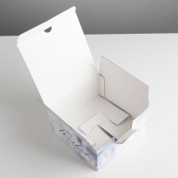 Коробка подарочная новогодняя складная &laquo;Best wishes&raquo;, 15 х 15 х 7 см, Новый год