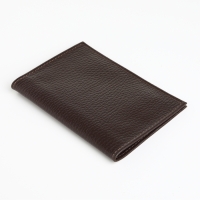 Обложка для паспорта, TEXTURA, цвет коричневый