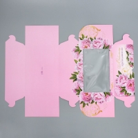 Коробка для капкейков, кондитерская упаковка с окном, 6 ячеек &laquo;Любимому преподавателю&raquo; 25 х 17 х 10 см