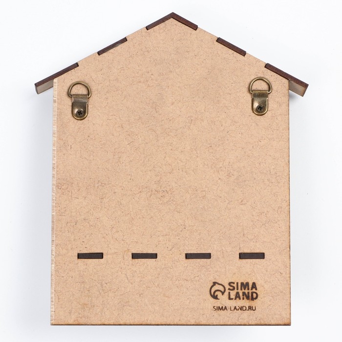 Ключница настенная новогодняя &laquo;Новогодний дом&raquo;, на Новый год