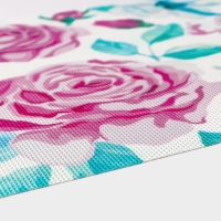 Салфетки сервировочные на стол Доляна &laquo;Бутоны&raquo;, 4 шт, 45&times;30 см