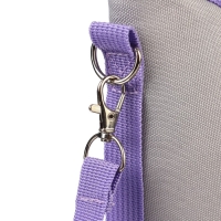 Термосумка для бутылочки M&B на молнии цвет серый/лаванда