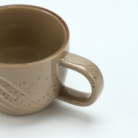 Чайная пара Dolce Ceramo. &laquo;Песчаный берег&raquo;, 2 предмета: кружка 200 мл, блюдце d=10 см