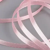 Лента атласная, 6 мм &times; 23&plusmn;1 м, розовая №04