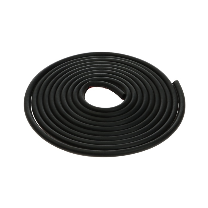 Уплотнитель двери в автомобиль, О-образный, 10&times;10 мм, самоклеящийся, 5 м, черный