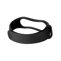 Ремешок Luazon для фитнес-браслета Mi Band 5/6/7, черный
