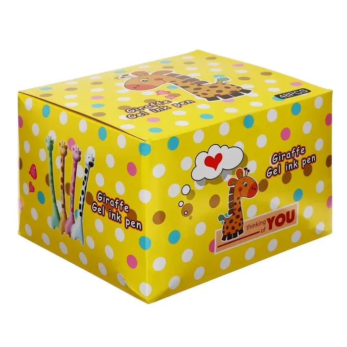 Ручка - прикол гелевая Calligrata &laquo;Жираф&raquo;, МИКС