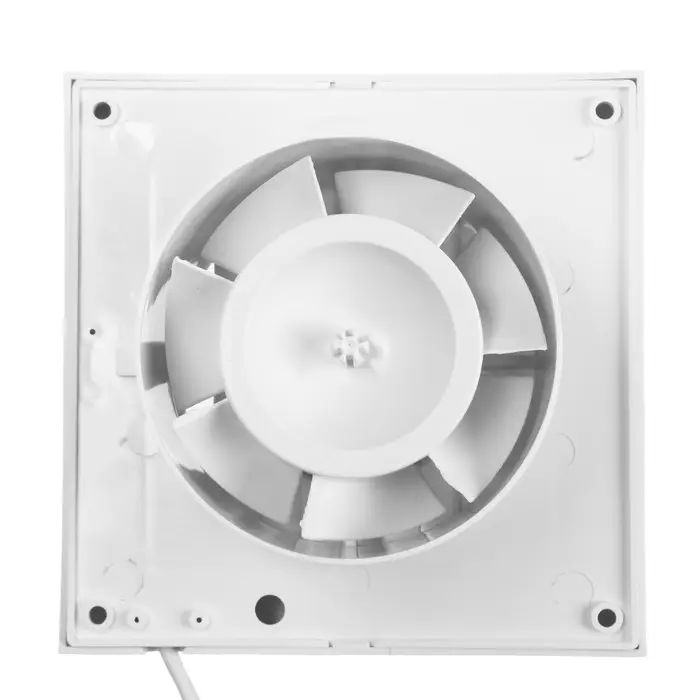 Вентилятор вытяжной ZEIN LOF-10, d=100 мм, 220 В, 15 Вт, с жалюзи, белый