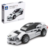 Конструктор блочный для мальчков Гонка &laquo;Мощные моторы. Призрак&raquo;, 62 детали