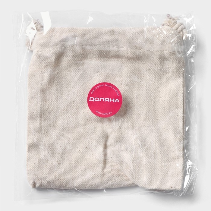 Мешочек для хранения продуктов Доляна, 14&times;14 см, лён