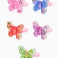 Кольцо &laquo;Выбражулька&raquo; бабочка, форма МИКС, цветное, безразмерное