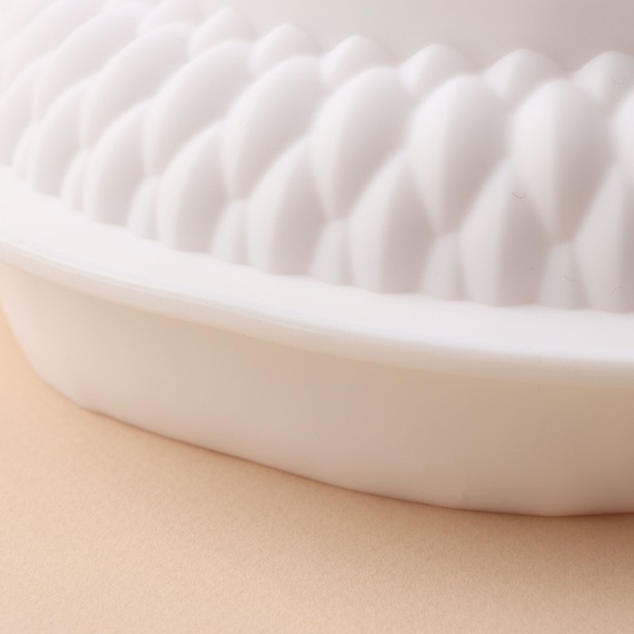 Форма для муссовых десертов и выпечки KONFINETTA &laquo;Бронте&raquo;, силикон, 23&times;7,5 см, цвет белый