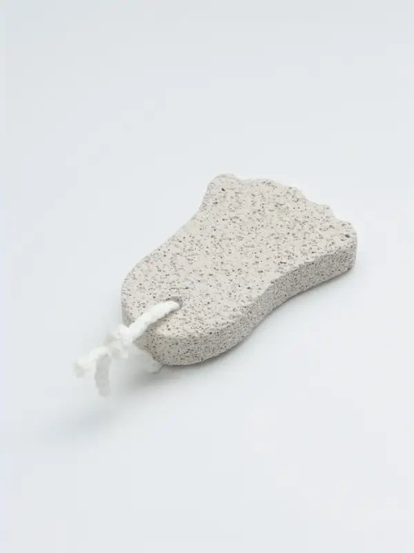 Пемза для педикюра &laquo;Ступня&raquo;, с подвесом, 9&times;6 см, в коробке, белая