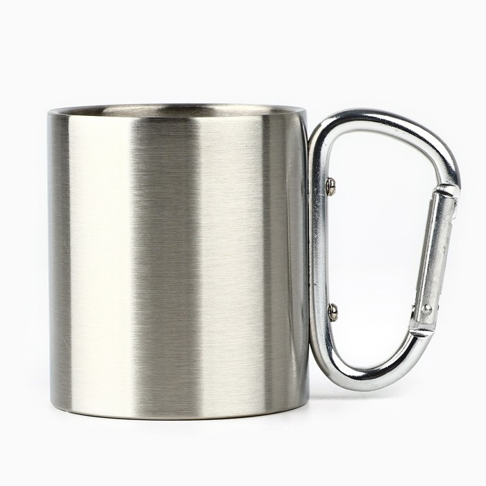 Кружка туристическая с карабином &laquo;НЗ&raquo;, 180 мл