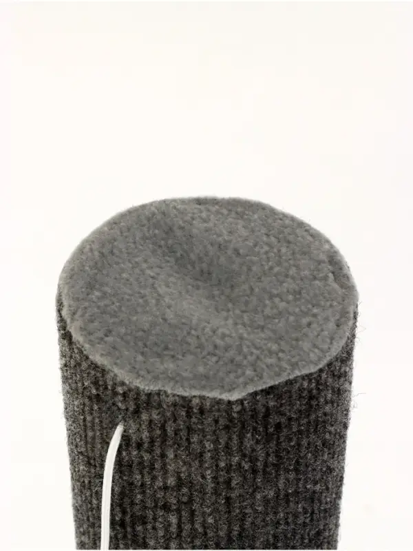 Когтеточка "Столбик" Lowcost ковролиновая с игрушкой,  35 х 35 х 85 см, микс цветов