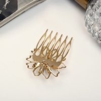 Гребень для волос &laquo;Либерти&raquo;, горный цветок, 5.5&times;3.5 см, золото