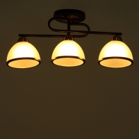 Люстра "Рендо" 3хЕ27 40Вт черно-бронзовый 61х15х23 см