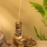 Подставка под благовония "Рука Фатимы" дерево 15 см