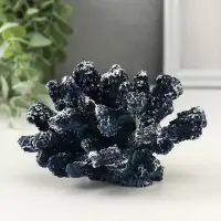 Сувенир полистоун "Коралл синий" 12х11х8,5 см