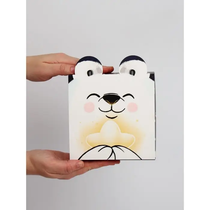 Набор подарочных коробок, 5 шт &laquo;Медвежонок&raquo;, 15 х 15 х 8 см