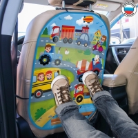 Незапинайка - защитная накидка на сиденье автомобиля с карманом &laquo;Транспорт&raquo;, 67х47,5 см