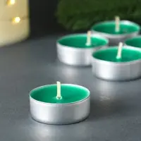 Набор чайных свечей ароматических "Снежный кипарис" 9 штук