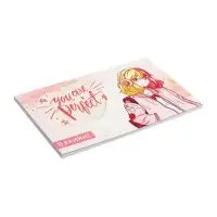 Планинг недатированный A6, с открывными листами, 50 листов, на склейке, мягкая обложка, Планер милашки