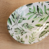 Подставка под ложку "Оливковая ветвь" дерево манго 25,5х9х3,8 см