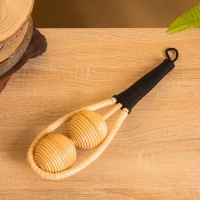 Сувенирный музыкальный инструмент &laquo;Маракас двойной&raquo;, 27&times;8&times;5 см, ротанг