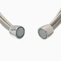 Набор 2 пред-та: колье, браслет "Бусина на нитях", цвет серебро