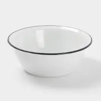 Миска 4 л белая (без декора)