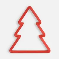 Подвеска &laquo;Елочка&raquo;, 3D-печать, красная