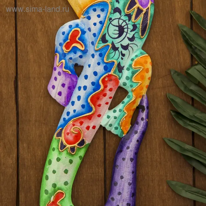 Панно настенное "Геккон океан" 11х1,1х50 см