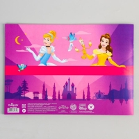 Альбом для рисования А4, 24 листа 100 г/м&sup2;, на скрепке, Принцессы