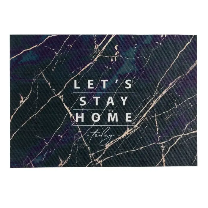 Салфетка на стол "Stay home", ПВХ, 40х29 см