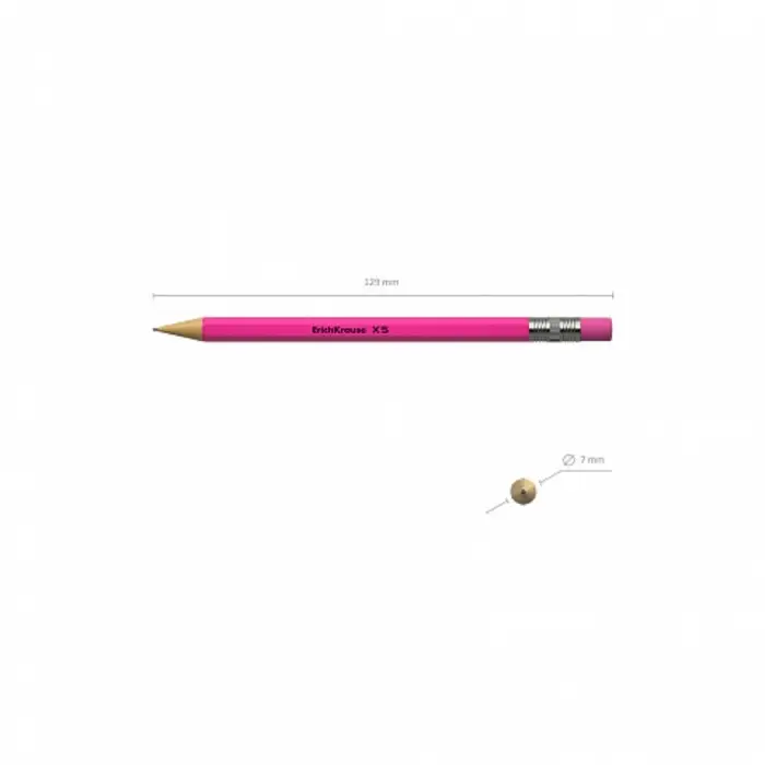 Карандаш механический ErichKrause &laquo;XS&raquo;, 0.5 мм, НВ, в тубусе, МИКС