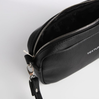 Сумка женская через плечо TEXTURA, маленький размер, цвет чёрный