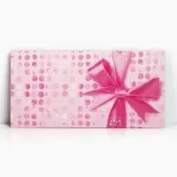 Конверт для денег "Розовый бант" 16,5 х 8 см