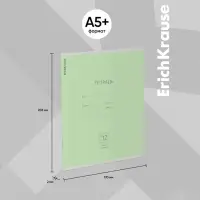 Тетрадь 12 листов в косую линейку ErichKrause &laquo;Классика&raquo;, обложка мелованный картон, зелёная