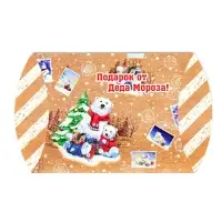 Коробка подарочная складная &laquo;Полярные мишки&raquo;, 19&times;14&times;4 см