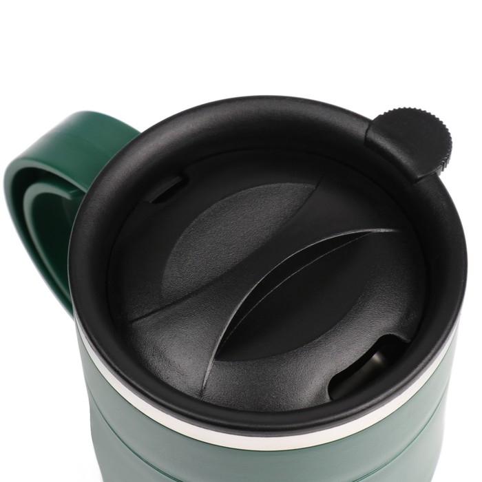 Термокружка "Мастер К" Поход "Настоящий мужчина",450 мл, сохраняет тепло 2 ч, 12.5 х 10.5 см