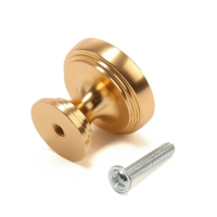 Ручка-кнопка CAPPIO PK322, d=30 мм, цвет золото, 8 шт.