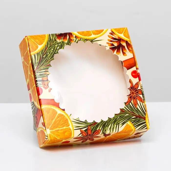 Коробка &laquo;Апельсиновая вечеринка&raquo; 11.5&times;11.5&times;3.2 см