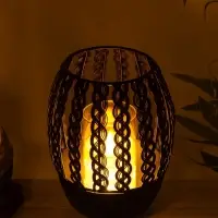 Подсвечник &laquo;Плетение&raquo;, 17&times;17&times;23 см, металл