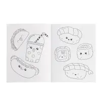 Раскраска "Аниме, Вкусняшки"